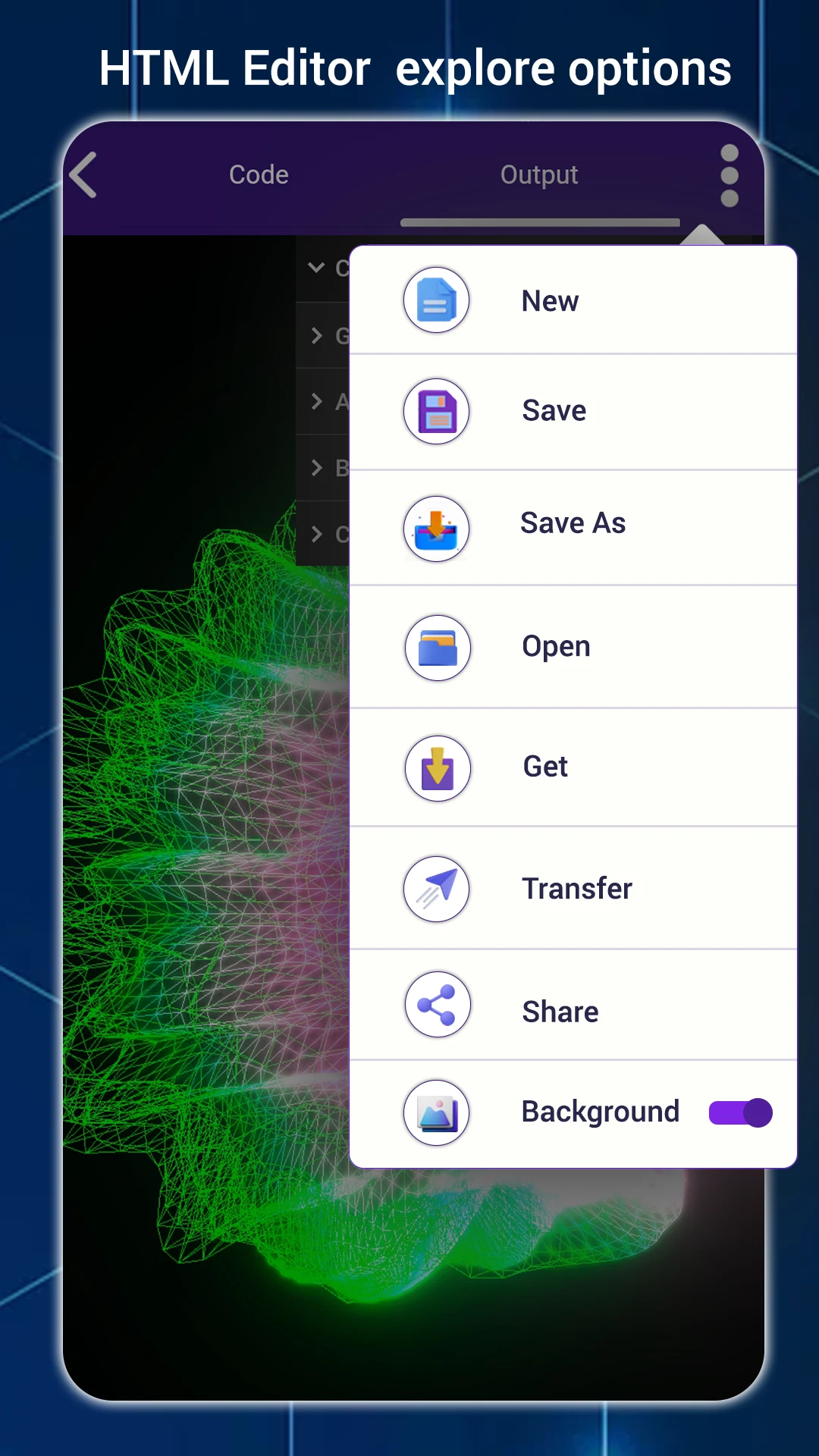 HTML Editor screenshot